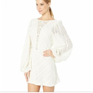 Jens Pirate Booty Wonderall Mini Dress Dove Lace